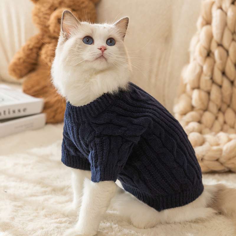 Cat Clothing Winter Jacket | Fluffy Cat Hoodie