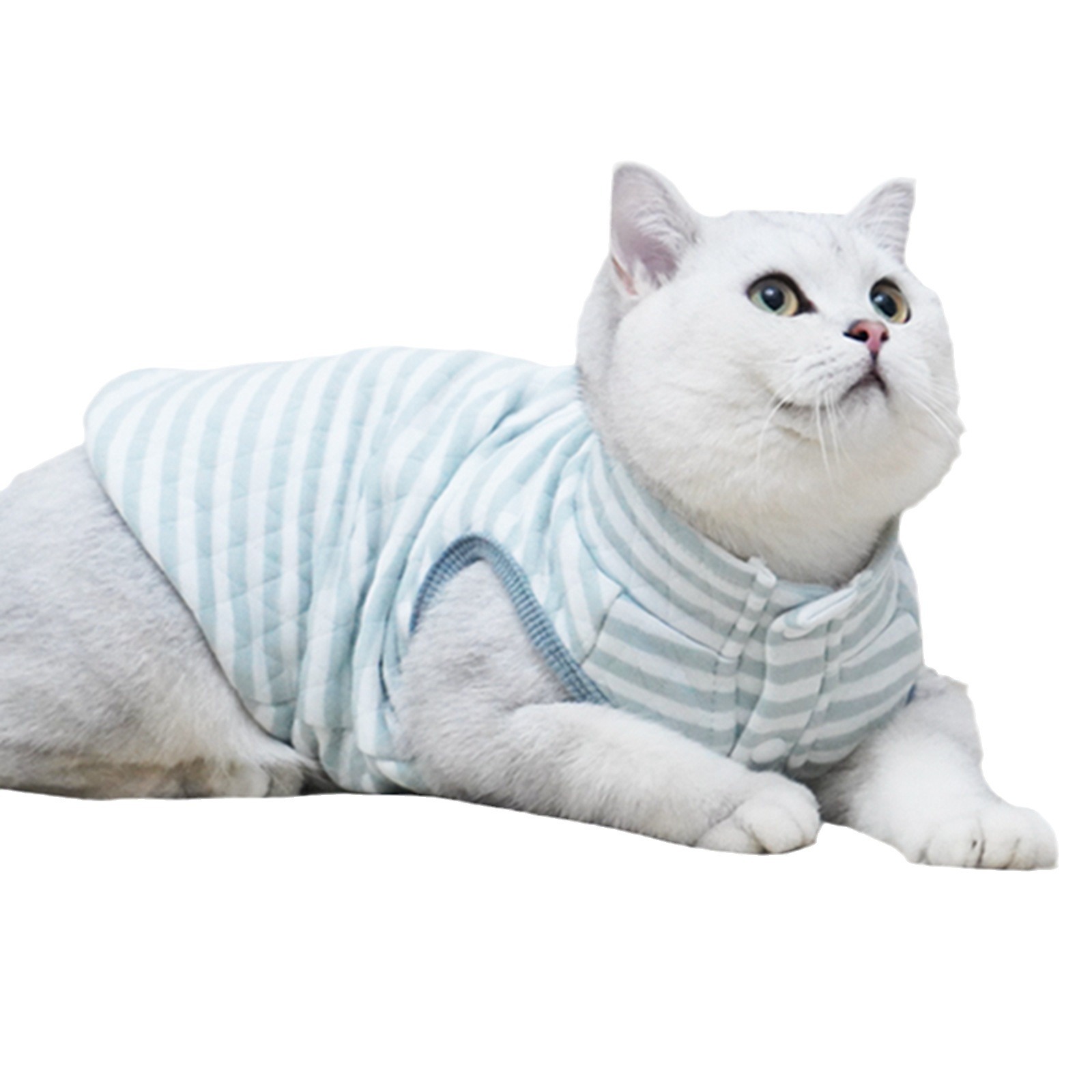 猫服 愛猫のための縞模様ベストスタイル洋服