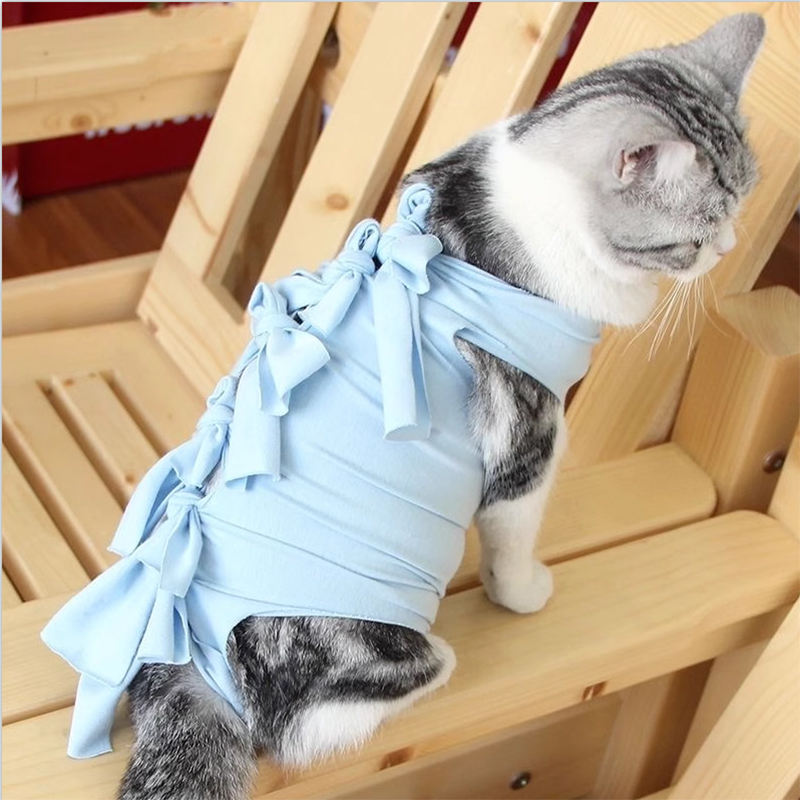 猫服 やさしい包み込み術後ケア服