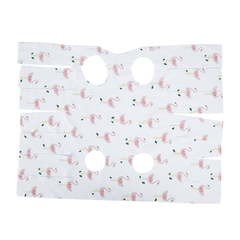 猫服 虹柄フリル付き猫用　術後保護服