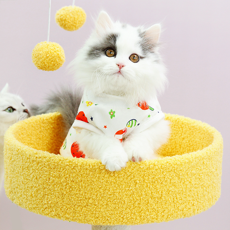 猫服 やさしい肌着 術後安心ウェア