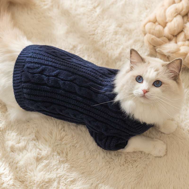 Cat Clothing Winter Jacket | Fluffy Cat Hoodie