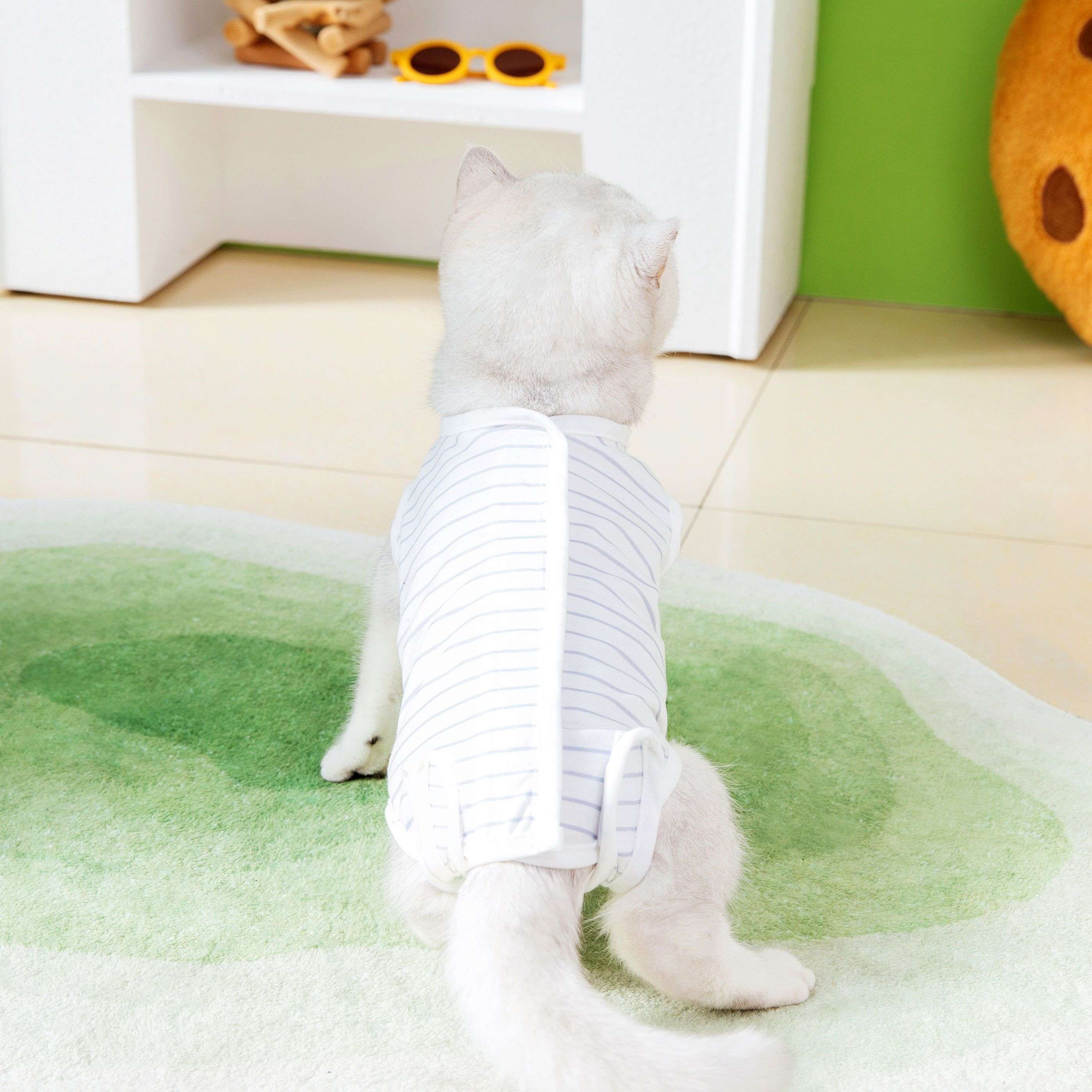 Cat Clothing Recovery Suit | Fluffy Healing Post-Op Wear