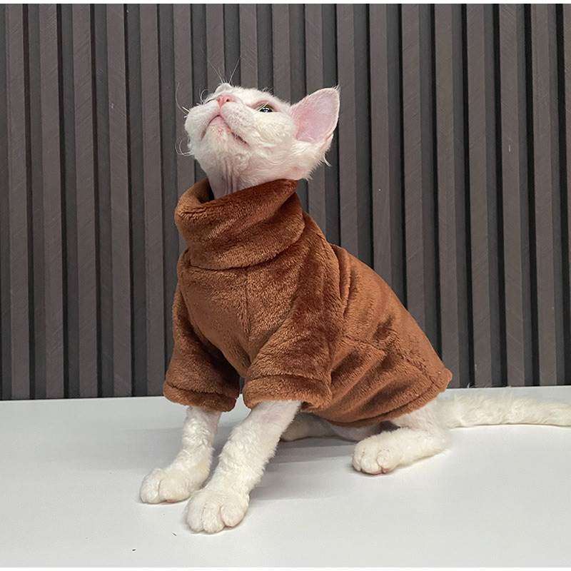 Cat Clothing Winter Jacket | Fluffy Cat Pajamas