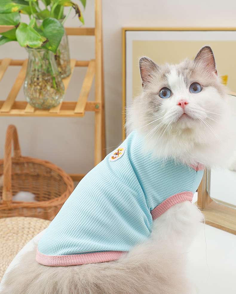 猫服  もこもこペット用ニットウェア