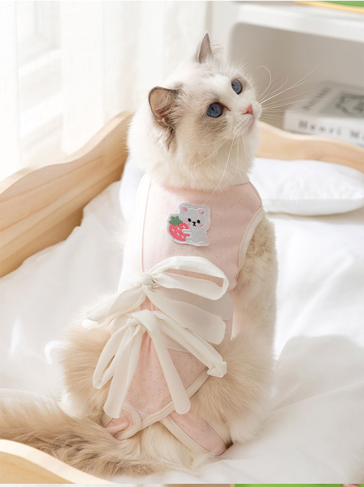 猫服 やさしい包み込み術後ウェア