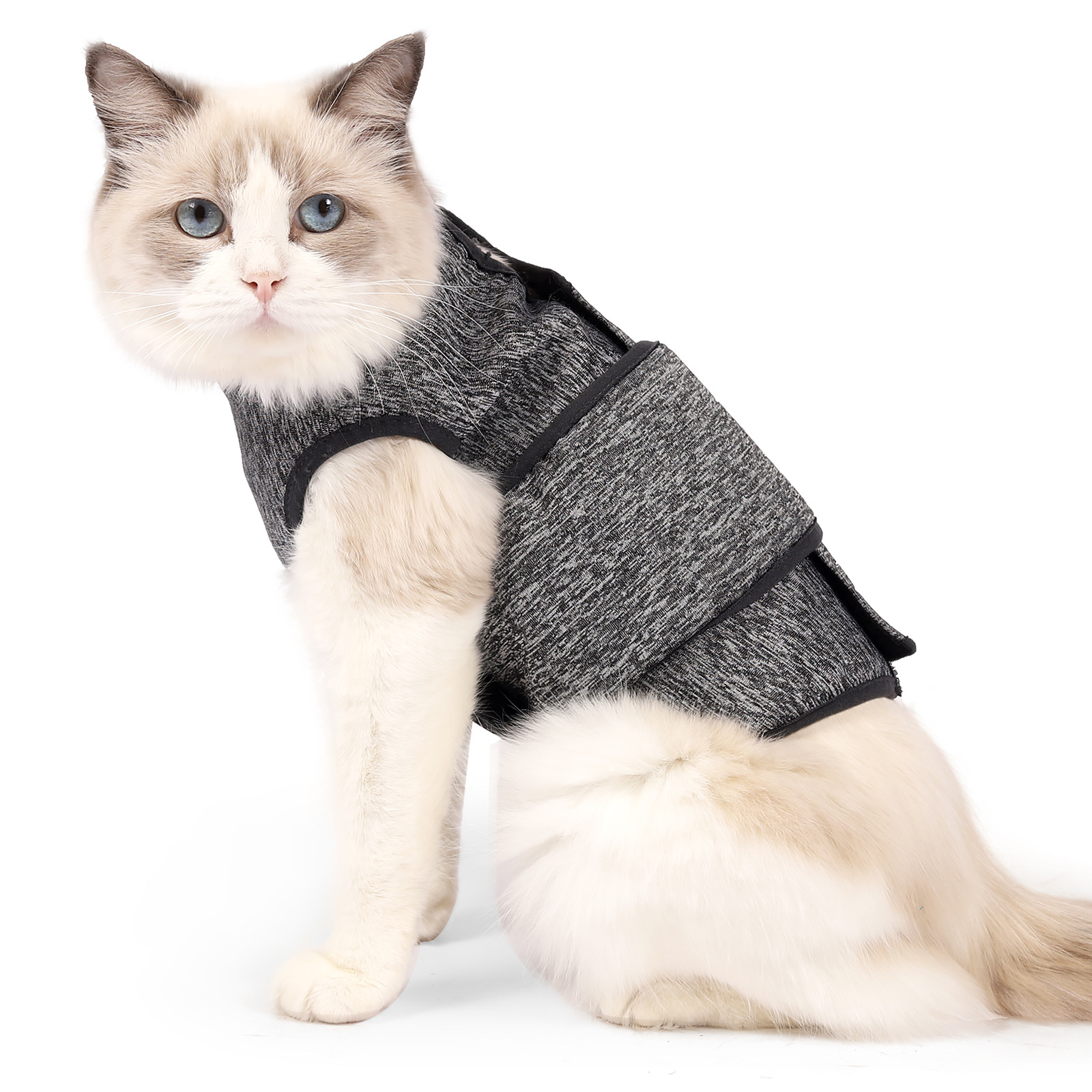 猫服 猫用やさしい包み込み安心術後回復服
