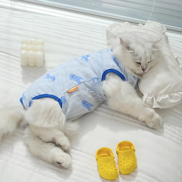猫服 やさしい包み込み術後ケア服