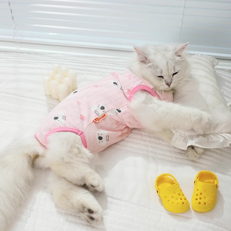 猫服 やさしい包み込み術後ケア服