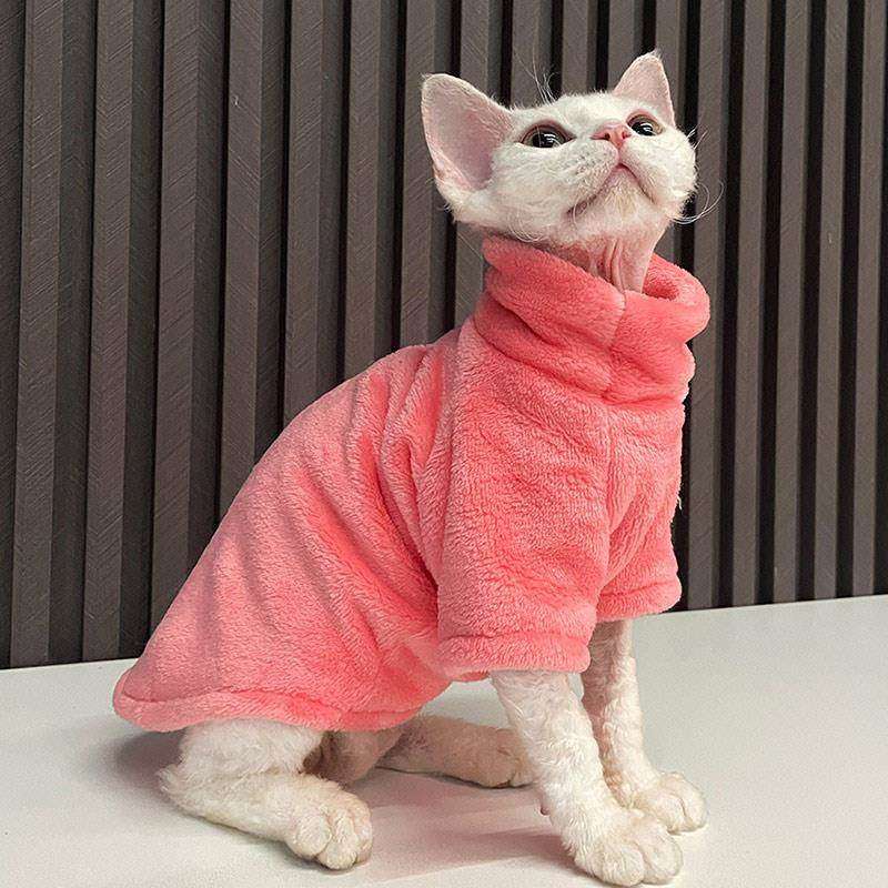 Cat Clothing Winter Jacket | Fluffy Cat Pajamas