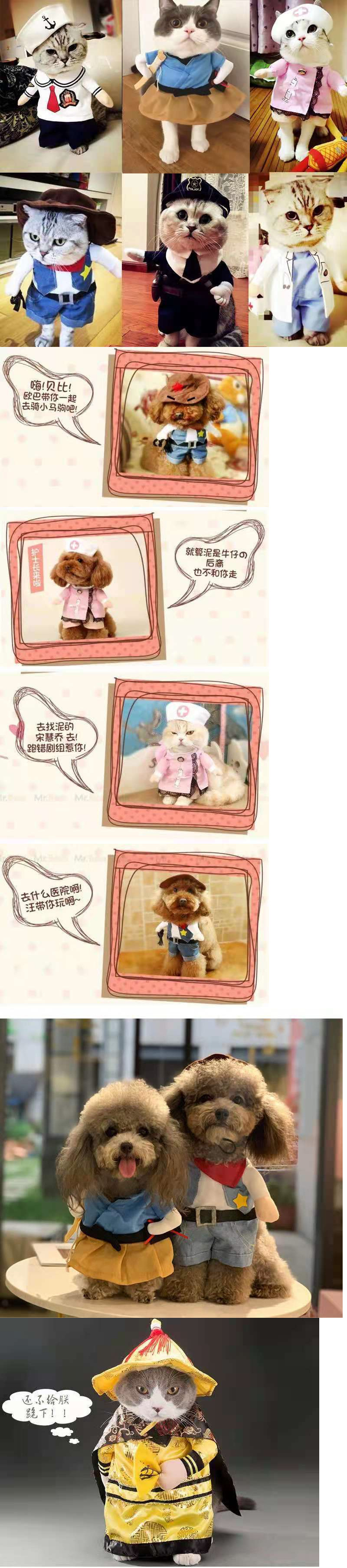 猫服 西部開拓時代の保安官なりきり猫服