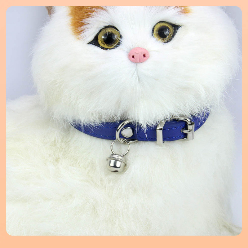 猫服 鈴付きシンプル首輪ベーシックタイプ