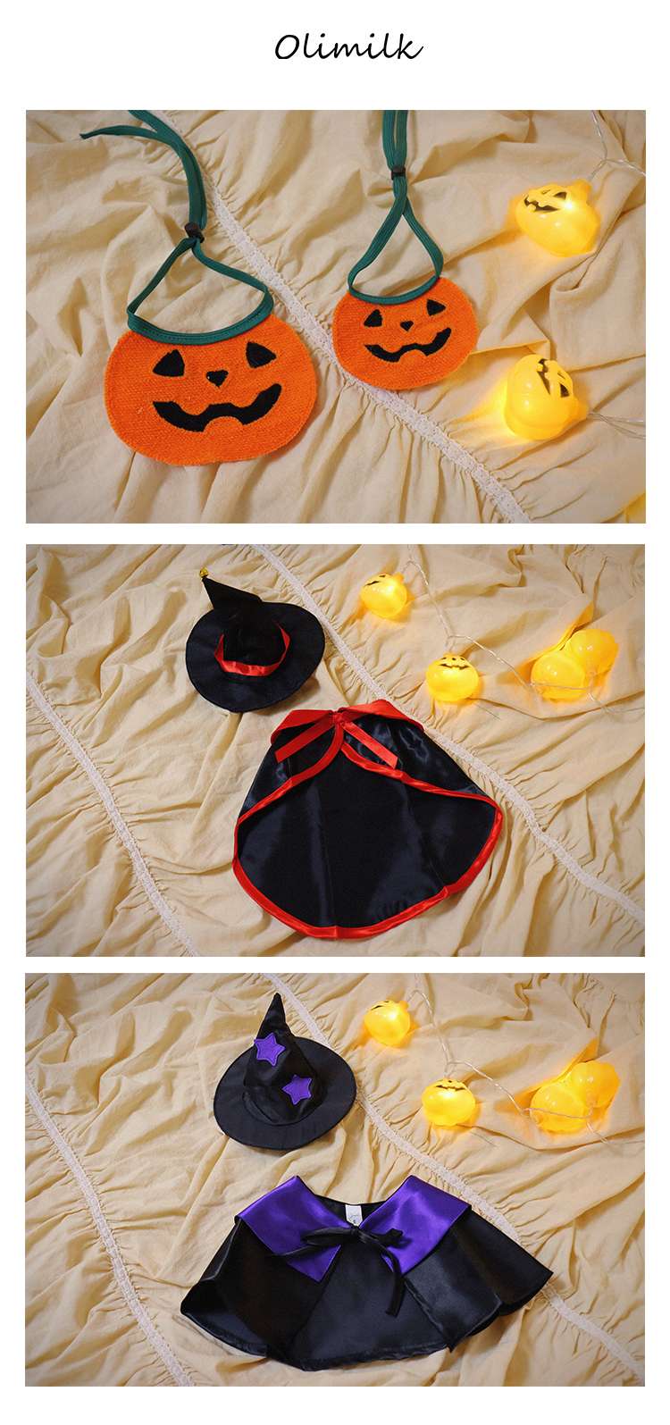 猫服  ハロウィン魔法使い猫コスチュームセット