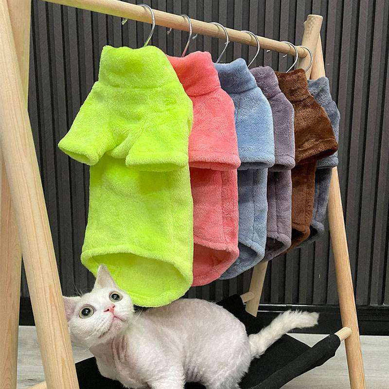 Cat Clothing Winter Jacket | Fluffy Cat Pajamas