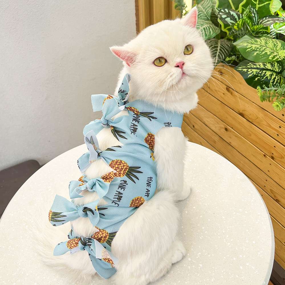 猫服 洋服 | リボンたっぷり猫用ベスト