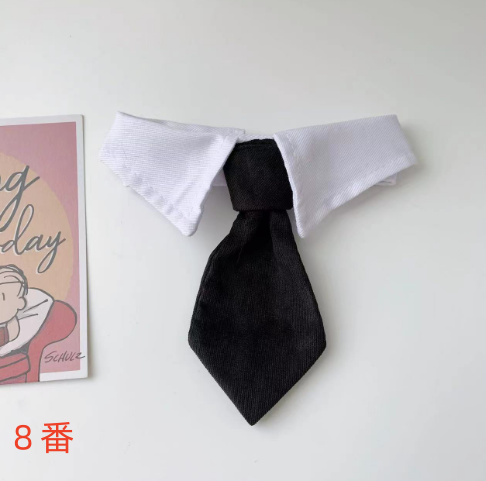 猫服 おしゃれ猫用首輪 蝶ネクタイ付き襟型アクセサリー