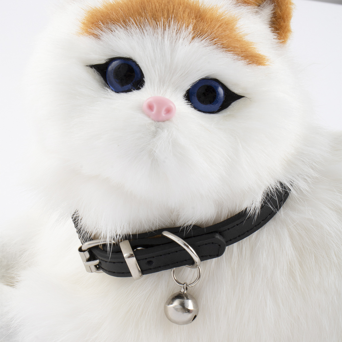 猫服 鈴付き編み込みデザイン首輪
