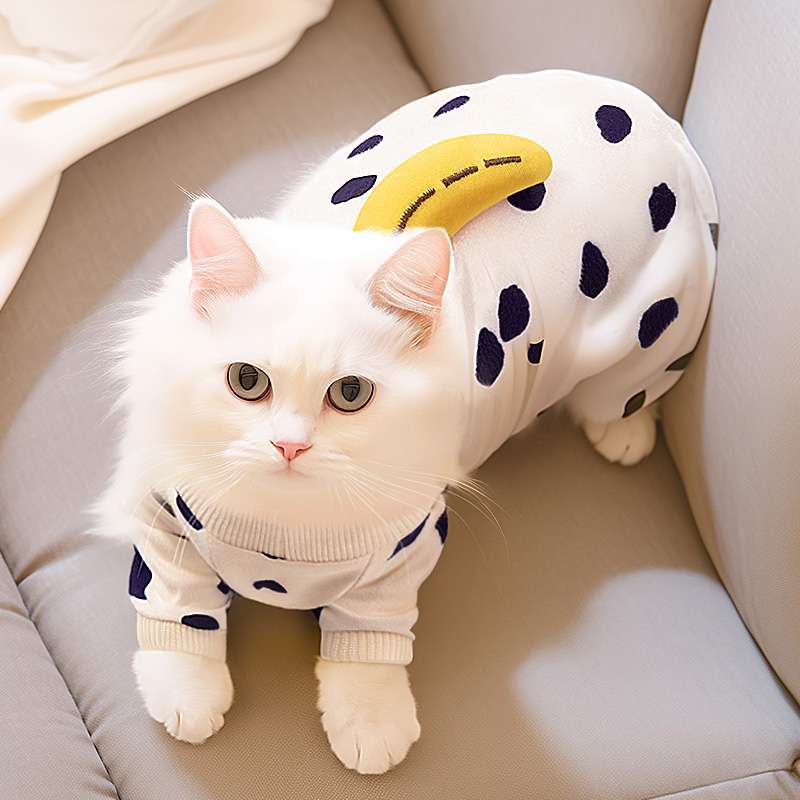 Cat Clothing Winter Jacket | Fluffy Cat Hoodie