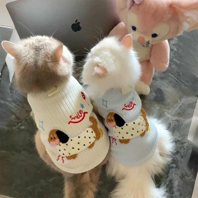 猫服 わんわん笑顔ニットウェア