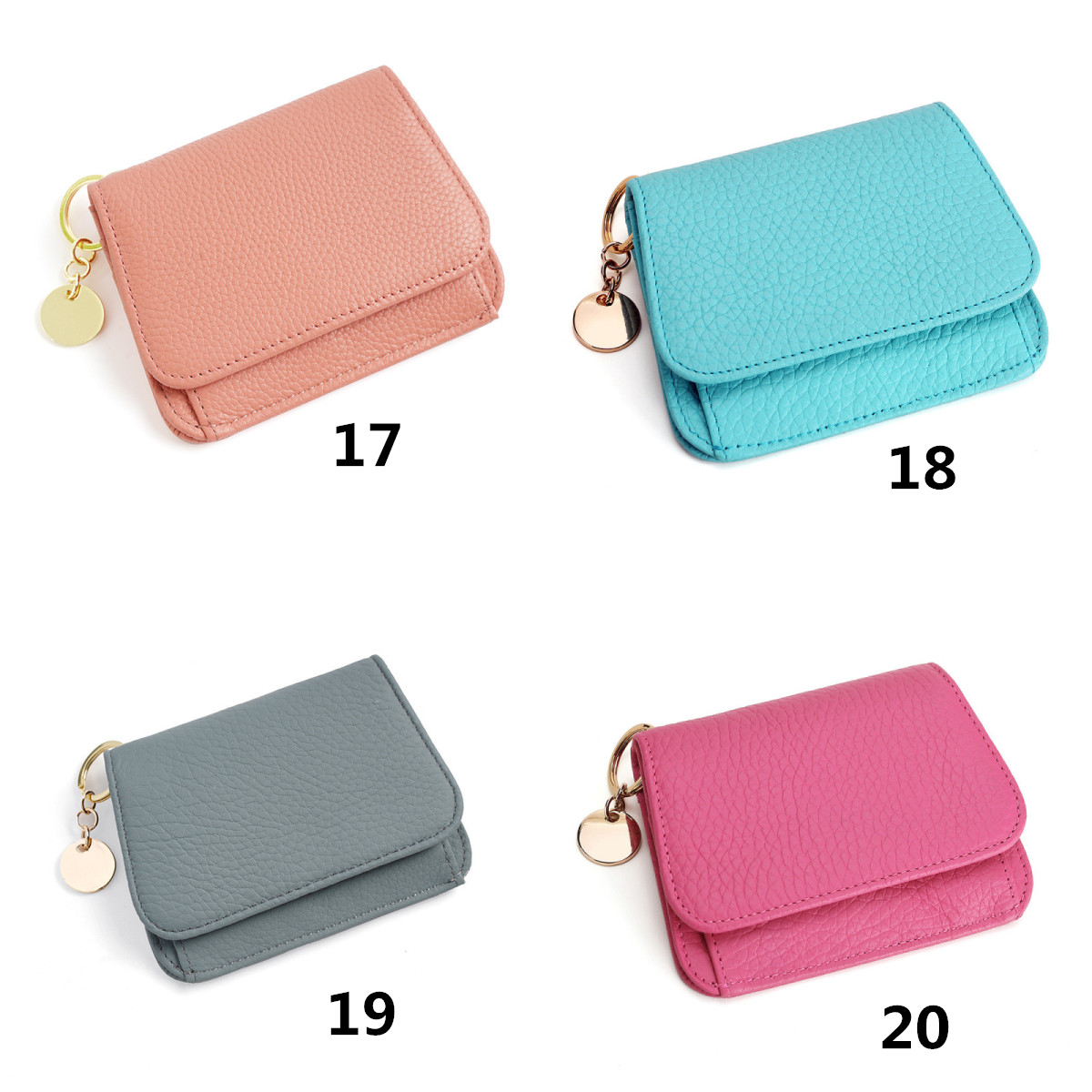 コンパクト財布 カード収納 三つ折りミニ財布