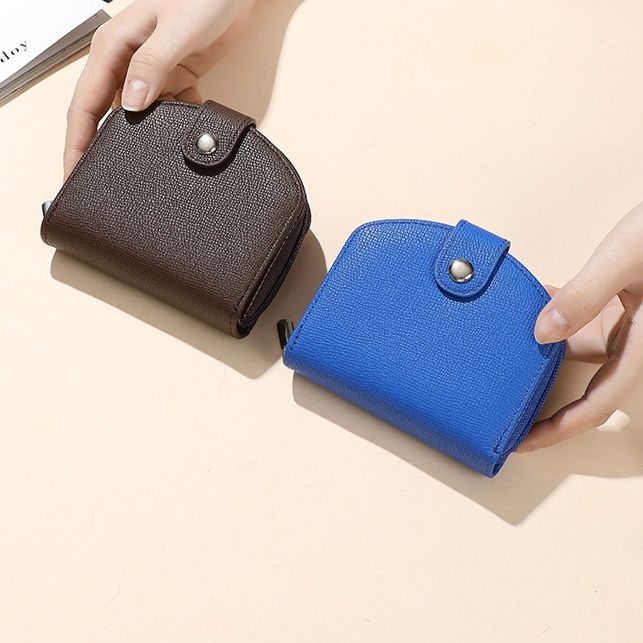 二つ折り財布 シンプル上質 ミニマル二つ折り財布
