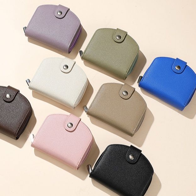 二つ折り財布 シンプル上質 ミニマル二つ折り財布