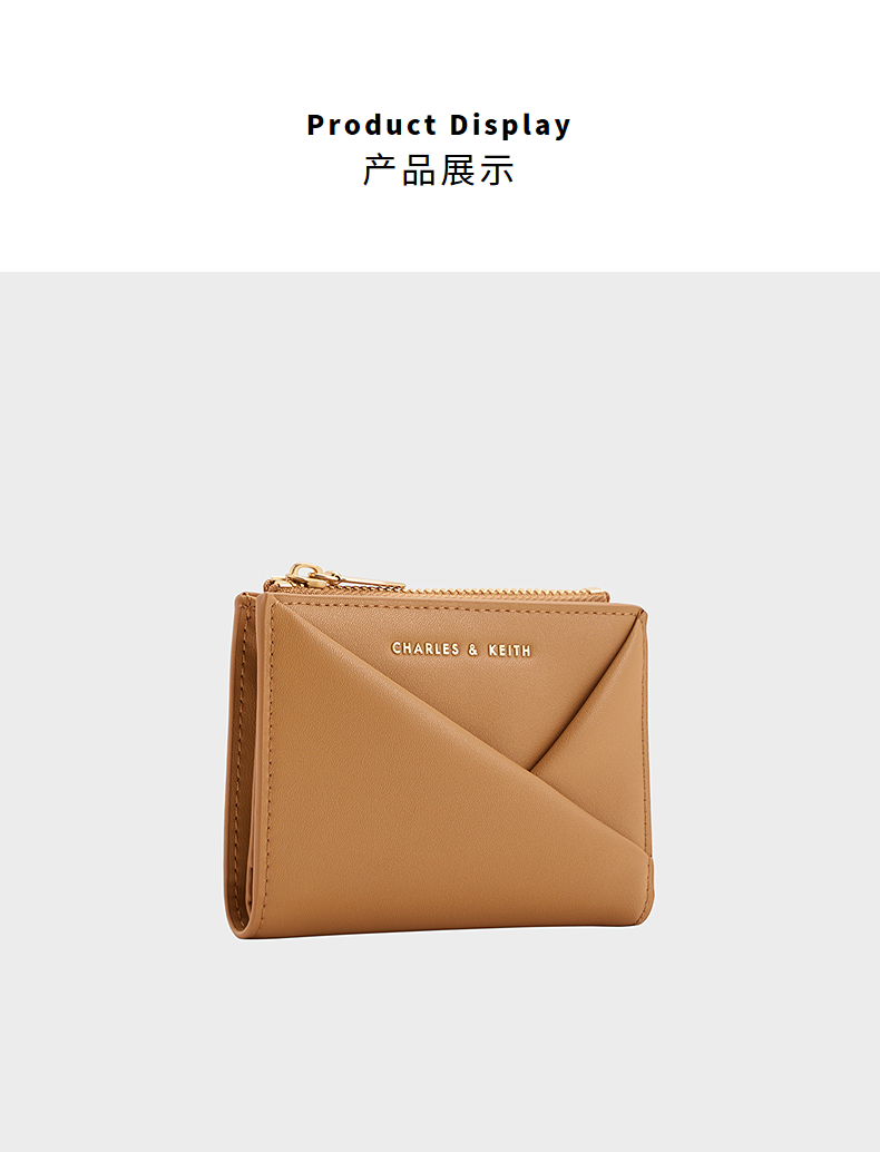 二つ折り財布 斜めデザイン コンパクト財布