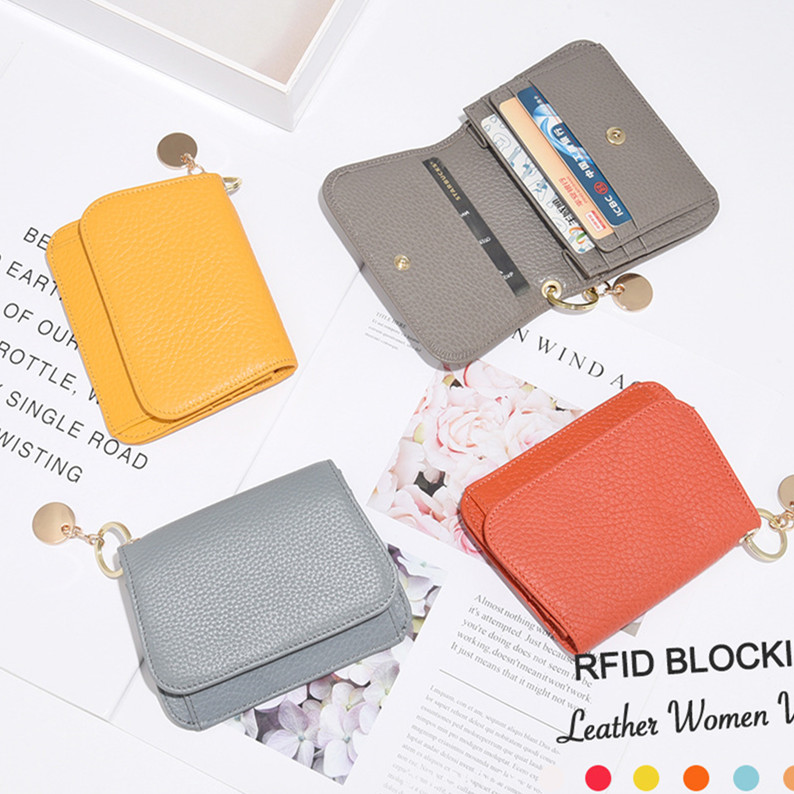 コンパクト財布 カード収納 三つ折りミニ財布