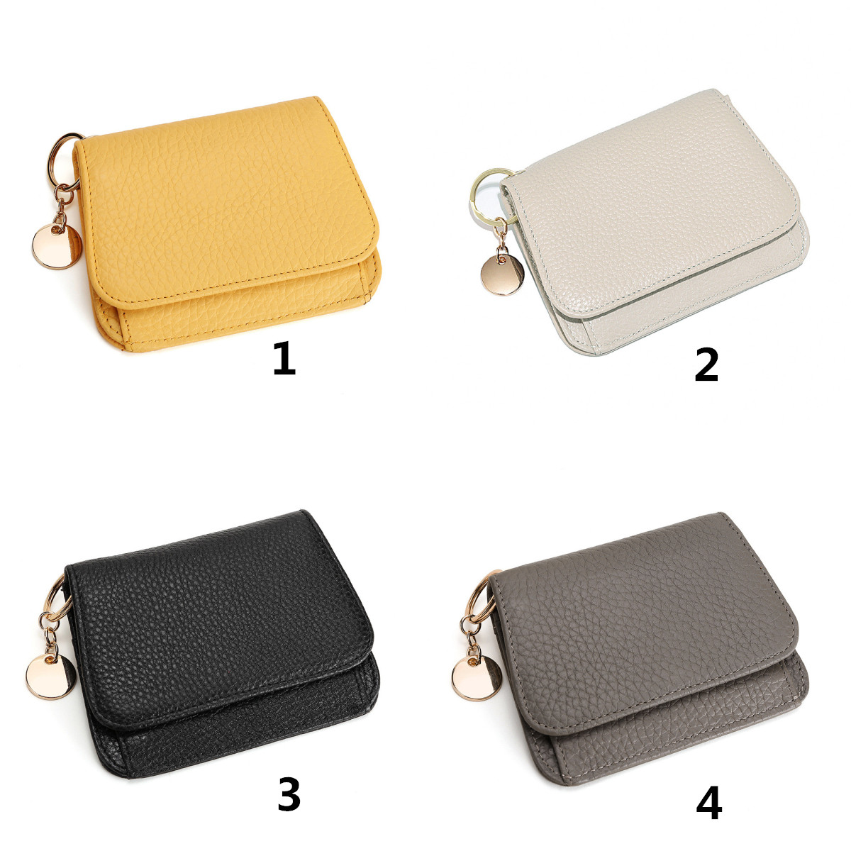 コンパクト財布 カード収納 三つ折りミニ財布