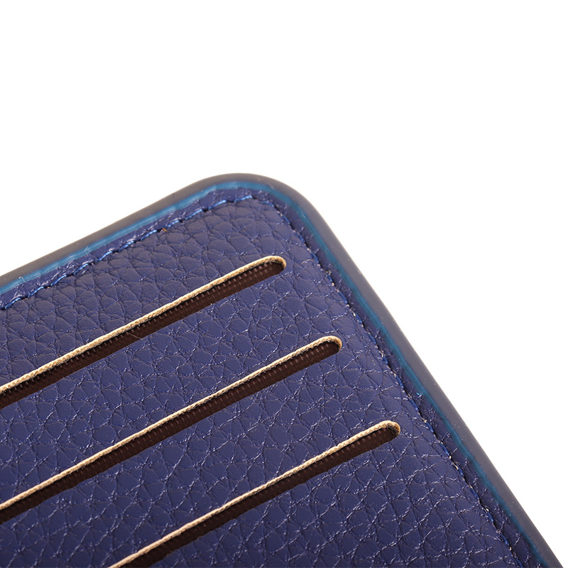 二つ折り財布 男女兼用 高級感コンパクト財布 カード収納付き小銭入れ