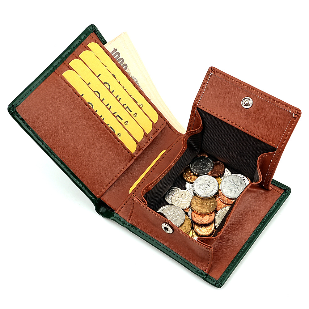 二つ折り財布 本革コンパクト財布 二つ折り 男性用 上質牛革