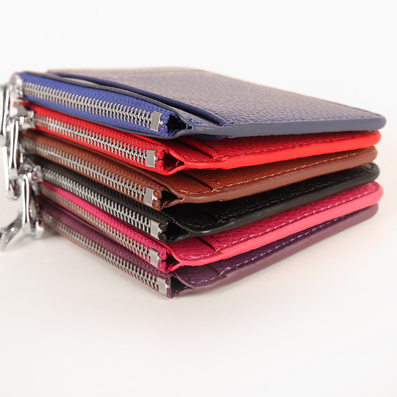 二つ折り財布 男女兼用 高級感コンパクト財布 カード収納付き小銭入れ