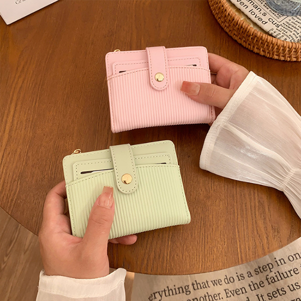 二つ折り財布 コンパクト財布 二つ折り カード収納 手のひらサイズ