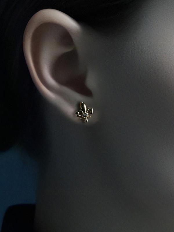 ペア アクセサリー 王家の紋章ピアス