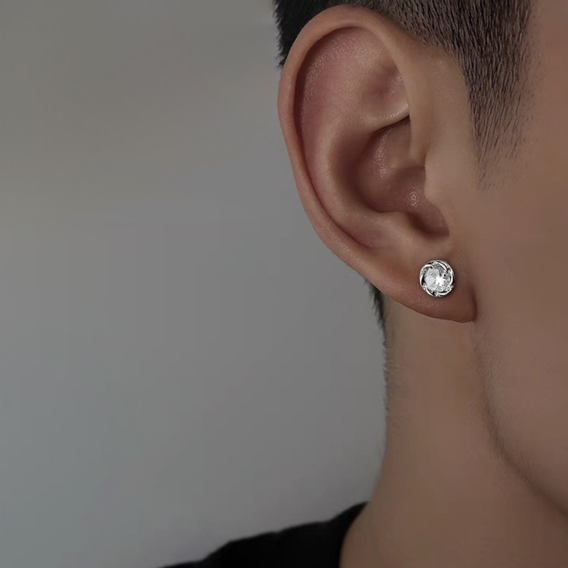 ペア アクセサリー ピアス 花蕾輝石