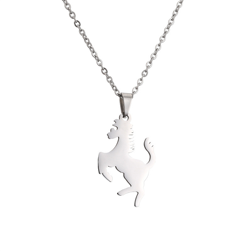 ペア アクセサリー 幻想の一角獣モチーフ ペアネックレス