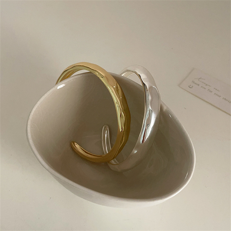 ペア アクセサリー 不規則デザイン高級感バングル ペア腕輪