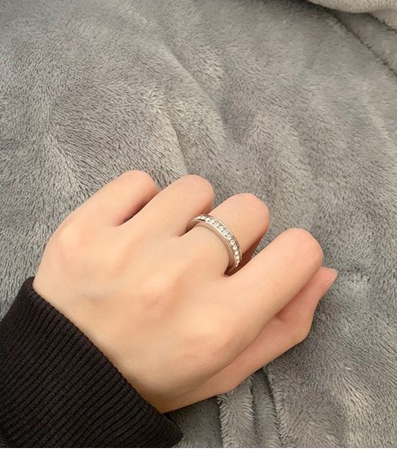 ペア アクセサリー リング 輝きの誓い 結晶ペアリング