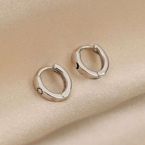 ペア アクセサリー ピアス 太陽と月