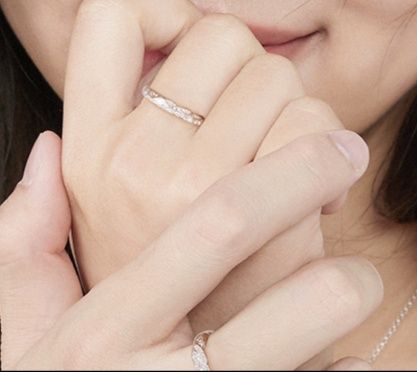 ペア アクセサリー リング 溶岩の恋 ツイストリング
