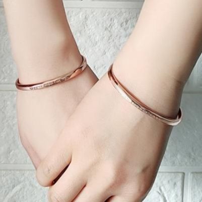 ペア アクセサリー バングル 絆のメッセージ 刻印バングル