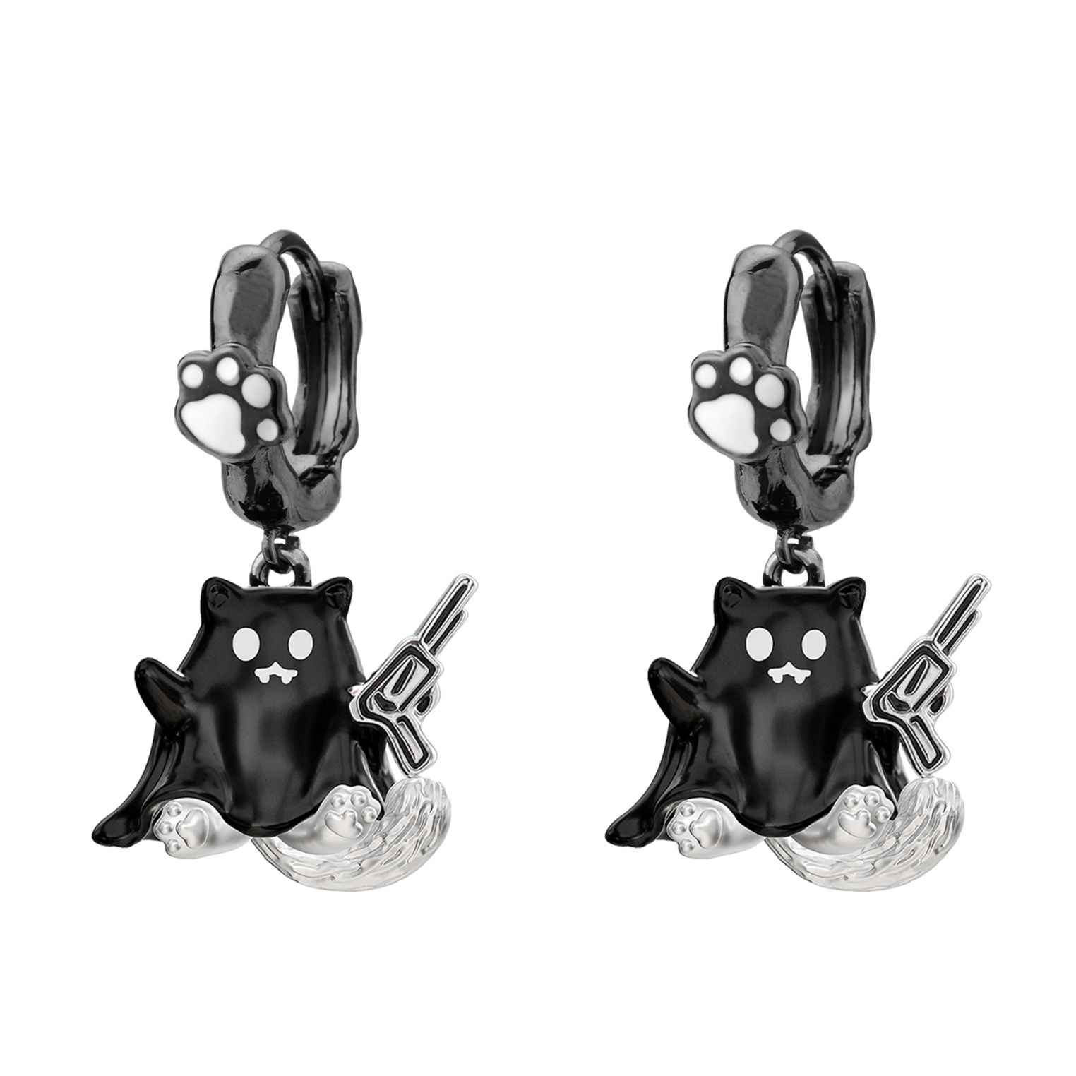 ペア アクセサリー ピアス 幻想うさぎ
