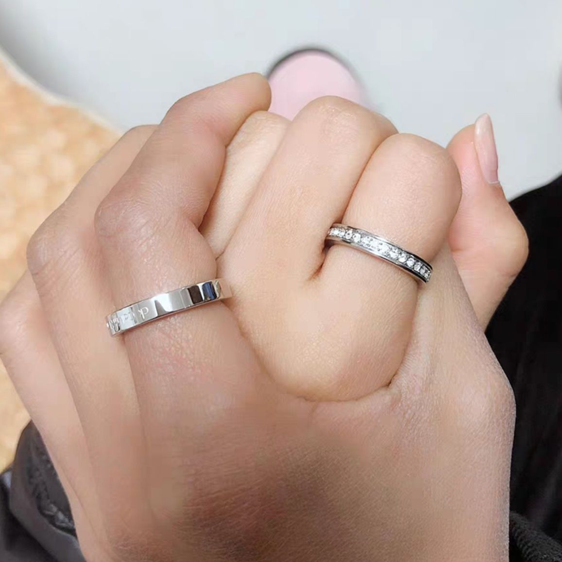 ペア アクセサリー 永遠の絆 二人だけの誓いリング