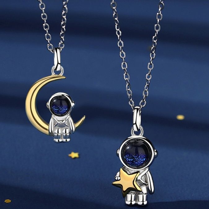 ペア アクセサリー 星空の冒険者 ペアネックレス