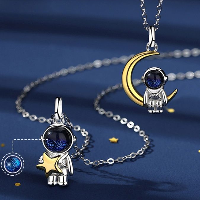 ペア アクセサリー 星空の冒険者 ペアネックレス