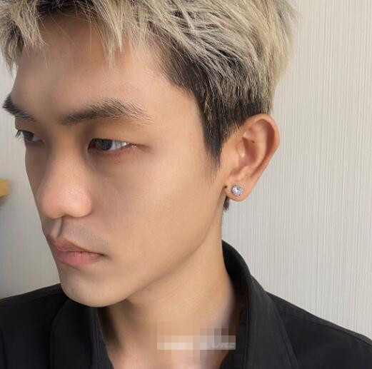 ペア アクセサリー ユニセックス カップル 煌めき ジルコニア ピアス