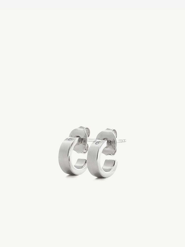 ペア アクセサリー 洗練フープ ミニマルピアス