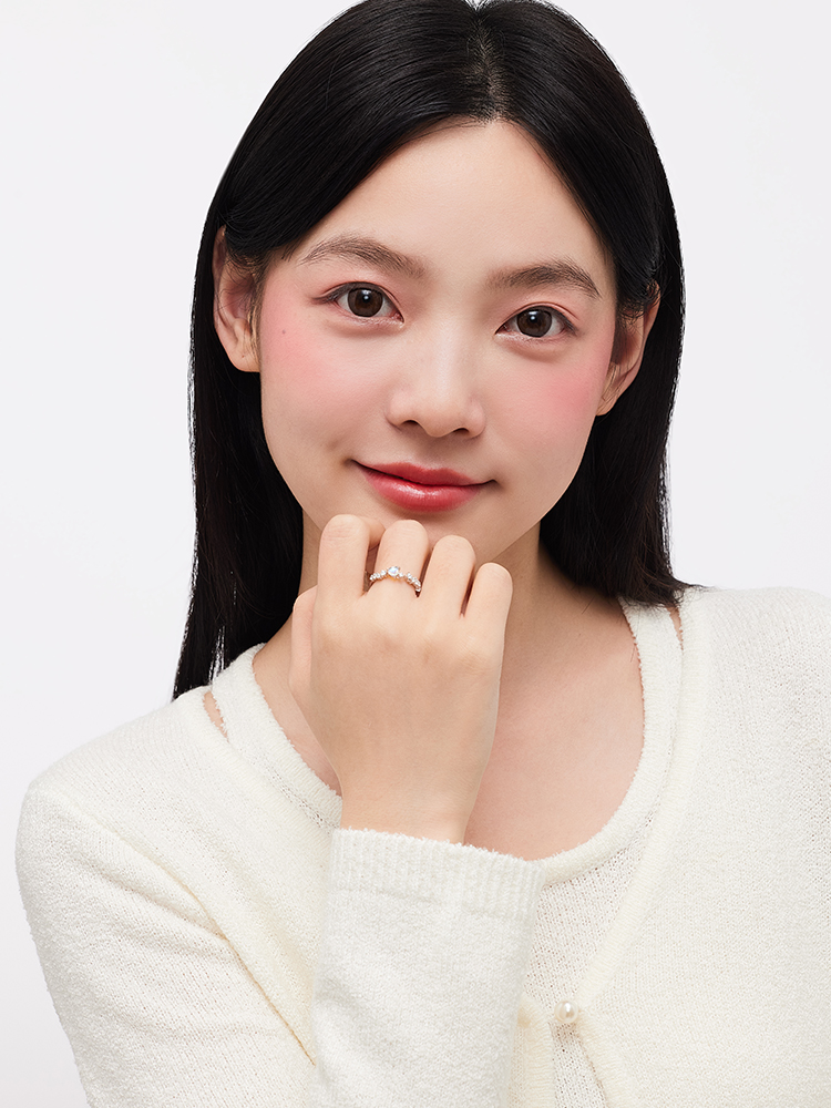 ペア アクセサリー リング 星と月の囁き ペアリング