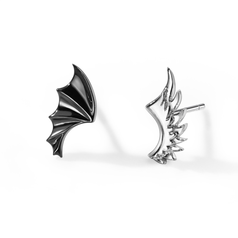 ペア アクセサリー ピアス 天使と悪魔の翼