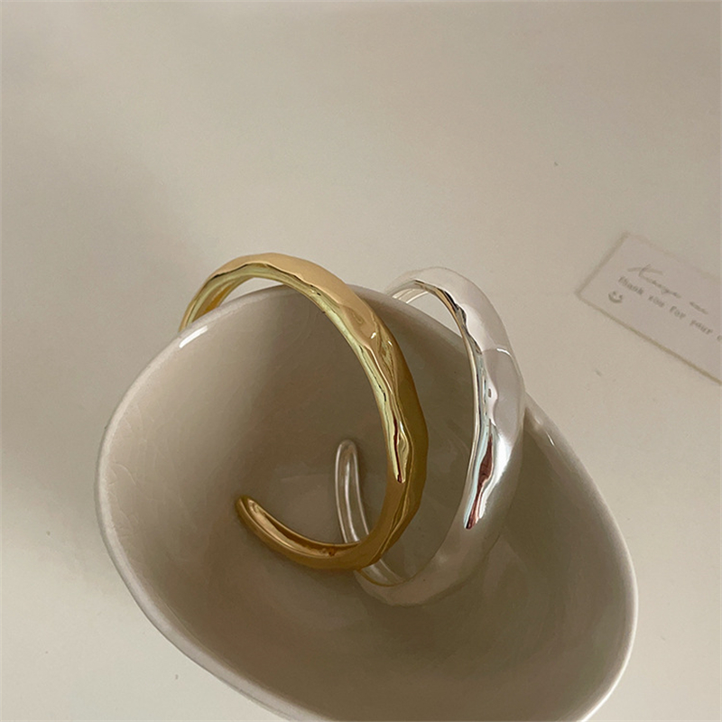 ペア アクセサリー 不規則デザイン高級感バングル ペア腕輪